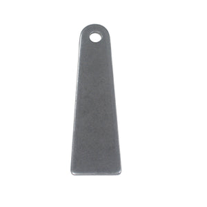 C73-106-CLIP_6b328f61-cf9a-428b-ba3d-378e3fb48477 Pro-werks 1/4 Inch Hole, 1/8 Inch Thick, 3 Inch Hole Height, Mild Steel Flat Weld Tab Each