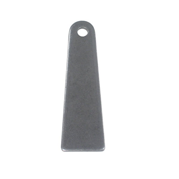 C73-106-CLIP_6b328f61-cf9a-428b-ba3d-378e3fb48477 1/4 Inch Hole, 1/8 Inch Thick, 3 Inch Hole Height, Mild Steel Flat Weld Tab Each