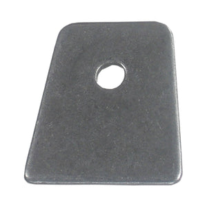 C73-108-CLIP 1/4 Inch Hole, 3/32 Inch Thick, 1 Inch Hole Height, Mild Steel Flat Weld Tab