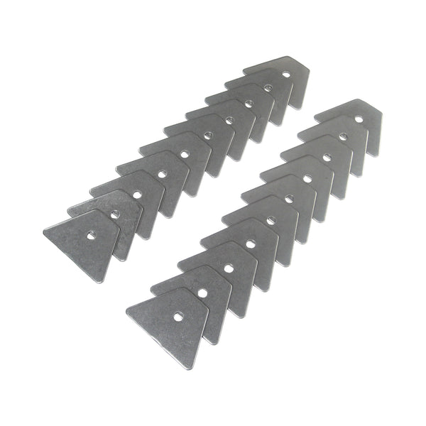 C73-109-20_1 1/4 Inch Hole, 3/32 Inch Thick, 7/8 Inch Hole Height, Mild Steel Flat Weld Tab Bag of 20