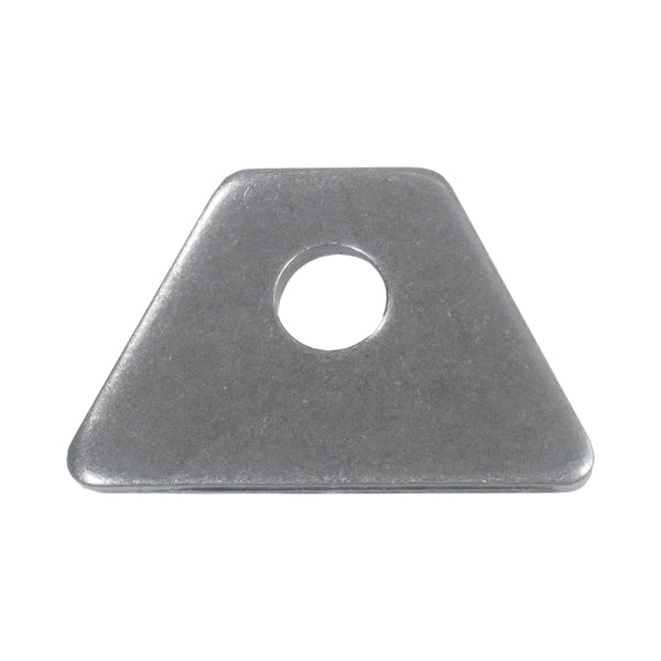 C73-111-CLIP 1/2 Inch Hole, 3/16 Inch Thick, 7/8 Inch Hole Height, Mild Steel Flat Weld Tab