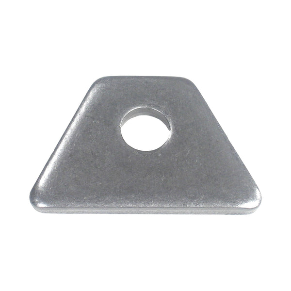 C73-112-CLIP 1/2 Inch Hole, 1/4 Inch Thick, 7/8 Inch Hole Height, Mild Steel Flat Weld Tab