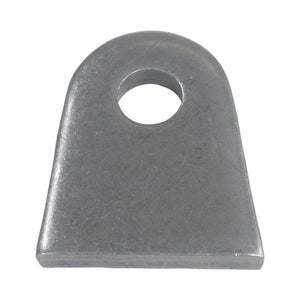 C73-117-CLIP 1/2 Inch Hole, 1/4 Inch Thick, 1-3/8 Inch Hole Height, Mild Steel Flat Weld Tab