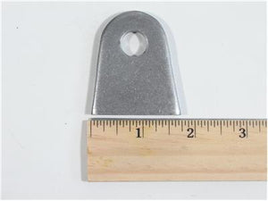 C73-117-RULER Pro-werks 1/2 Inch Hole, 1/4 Inch Thick, 1-3/8 Inch Hole Height, Mild Steel Flat Weld Tab Each