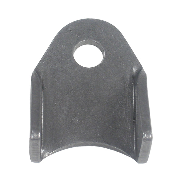 C73-124-CLIP 3/8 Inch Hole, 1/8 Inch Thick, 1-1/4 Inch Hole Height, Fits 1-1/2 Inch Tube, Mild Steel Bent Weld Tab Each