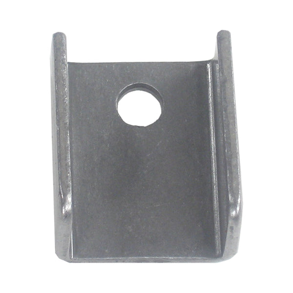 C73-125-CLIP_d237bd73-c808-418a-9e7e-43f09f2d1c5e 1/4 Inch Hole, 3/32 Inch Thick, 1 Inch Hole Height, Mild Steel Bent Weld Tab