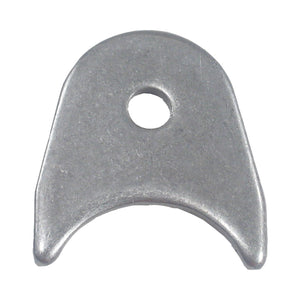 C73-129-CLIP Pro-werks 1/4 Inch Hole, 1/8 Inch Thick, 9/16 Inch Hole Height, 1-1/4 Inch Tube, Mild Steel Radius Weld Tab Each