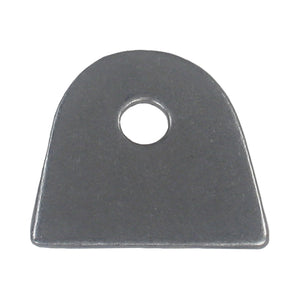 C73-131-CLIP_fcb99eab-f441-47bb-96bb-baed573f6fd9 Pro-werks 1/4 Inch Hole, 1/16 Inch Thick, 11/16 Inch Hole Height, Mild Steel Flat Weld Tab Each