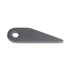 C73-133_2 Pro-werks 1/4 Inch Hole, 3/32 Inch Thick, 1-7/8 Inch Hole Height, Mild Steel Hinge Weld Bracket Each