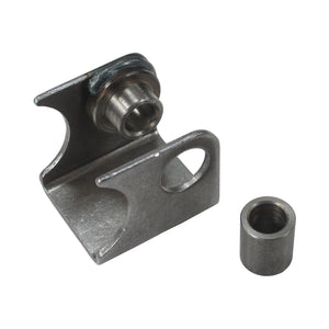 C73-155_1 Pro-werks Fits 1-1/2 Inch Tubing, 1/2 Inch Bolt Hole, Mild Steel Shock Weld Bracket Kit With Bushing Right