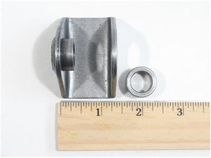 C73-157-RULER Pro-werks 1/2 Inch Bolt Hole, Mild Steel Shock Weld Bracket Kit With Bushing Narrow: 1-1 4 Inch Flat Mount
