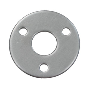 C73-163_1 Pro-werks 3 1/4 Inch Holes on 1.750 Inch Bolt Circle, 1/8 Inch Thick, Fits 7/8 Inch Tube, Mild Steel 3 Bolt Steering Weld Flange Each