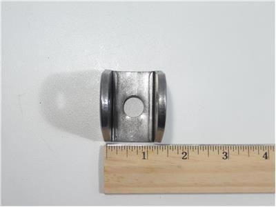 C73-175-RULER Mild Steel Clevis Link Bracket 1 2 in. Side Mounting Hole Each