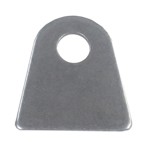 C73-185-CLIP 1/2 Inch Hole, 1/8 Inch Thick, 1-5/16 Inch Hole Height, Mild Steel Flat Weld Tab