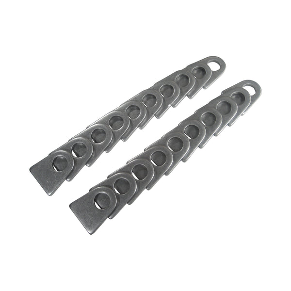 C73-187-20_1 3/4 Inch Hole, 1/4 Inch Thick, 1-3/8 Inch Hole Height, Mild Steel Flat Weld Tab Bag of 20