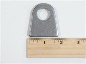 C73-187-RULER Pro-werks 3/4 Inch Hole, 1/4 Inch Thick, 1-3/8 Inch Hole Height, Mild Steel Flat Weld Tab Each