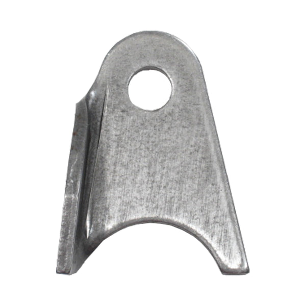 C73-202-CLIP 3/8 Inch Hole, 1/8 Inch Thick, 1-3/16 Inch Hole Height, 1-1/4 Inch Tube, Chromoly Bent Weld Tab, Left, 4130N Each