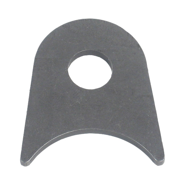 C73-209-CLIP 3/8 Inch Hole, 1/8 Inch Thick, 9/16 Inch Hole Height, 1-1/4 Inch Tube, Chromoly Radius Weld Tab, 4130N Each