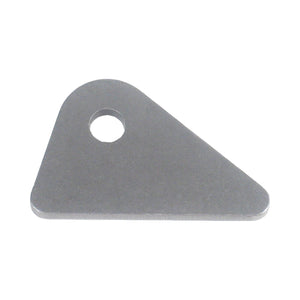 C73-217-CLIP Pro-werks 1/4 Inch Hole, 1/8 Inch Thick, 11/16 Inch Hole Height, Chromoly Flat Weld Tab, 4130N Each