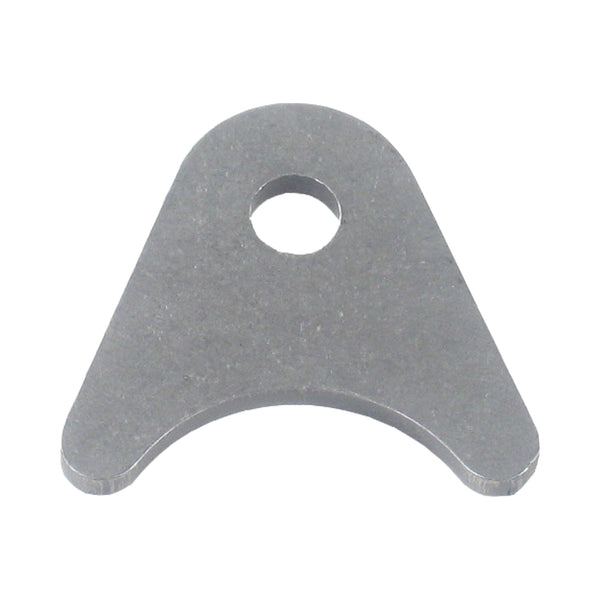 C73-229-CLIP 1/4 Inch Hole, 1/8 Inch Thick, 9/16 Inch Hole Height, 1-1/8 Inch Tube, Chromoly Radius Weld Tab, 4130N Each