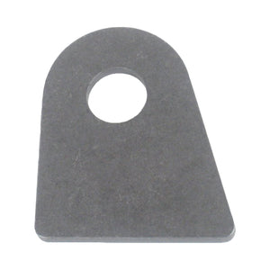 C73-231-CLIP Pro-werks 7/16 Inch Hole, 1/8 Inch Thick, 1-1/8 Inch Hole Height, Chromoly Flat Weld Tab, 4130N Each