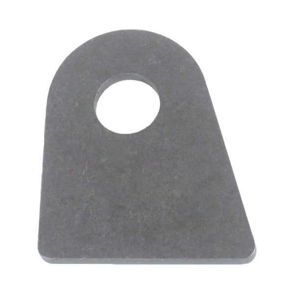 C73-231-CLIP 7/16 Inch Hole, 1/8 Inch Thick, 1-1/8 Inch Hole Height, Chromoly Flat Weld Tab, 4130N Each