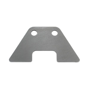 C73-266_1 1/8 Inch Thick, 3/8 Inch Holes, 4130N Chromoly Rack Weld Bracket, Stiletto Tall: 2.375 Inch