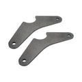 Pro-werks 5/16 Inch Holes, 3/16 Inch Thick, Fits 1-1/2 Inch Tube, 4130N Chromoly Front Axle Weld Brackets, Pair