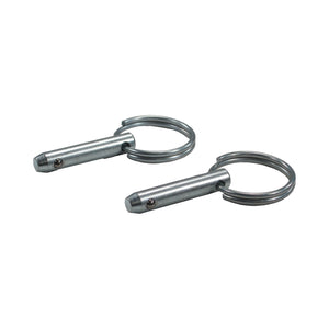 C73-351-2_1 Pro-werks Zinc Plated Steel Quick Pin, Pair 1 4 in. OD: 0.800 in. Grip