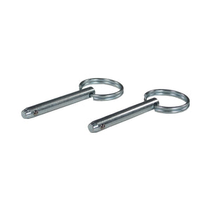 C73-354-2_1 Pro-werks Zinc Plated Steel Quick Pin, Pair 1 4 in. OD: 1.5 in. Grip