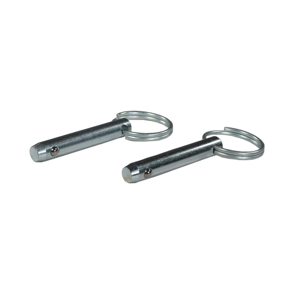 C73-357-2_1 Zinc Plated Steel Quick Pin 5 16 in. Diameter: 1.3 in. Grip