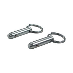 C73-360-2_1 Pro-werks Zinc Plated Steel Quick Pin, Pair 3 8 in. OD: 0.800 in. Grip