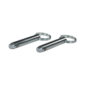 C73-363-2_1 Pro-werks Zinc Plated Steel Quick Pin, Pair 3 8 in. OD: 1.5 in. Grip