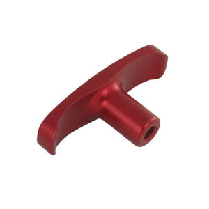 C73-401-2 Pro-werks Billet Aluminum Ergo T Handle 10-32 NF Right Hand Red