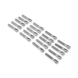 C73-491-20_1 Pro-werks Threaded Slot Clevis 10-32 RH Thread: 1 8 in. Slot: 3 16 in. Hole: Stainless Steel Bag of 20