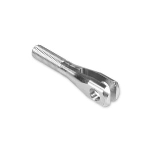 C73-494-2_1 Pro-werks Threaded Slot Clevis 3 8-24 RH Thread: 3 16 in. Slot 5 16 in. Hole: Plated 4130 Chromoly Steel Each
