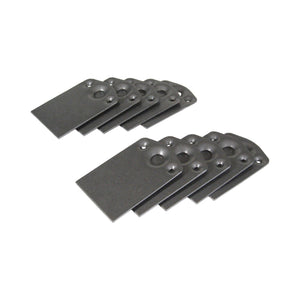C73-510-10-CLIP Pro-werks Weld-on Dzus Tabs, Pack of 10 Long Length (fits C73-525 spring)
