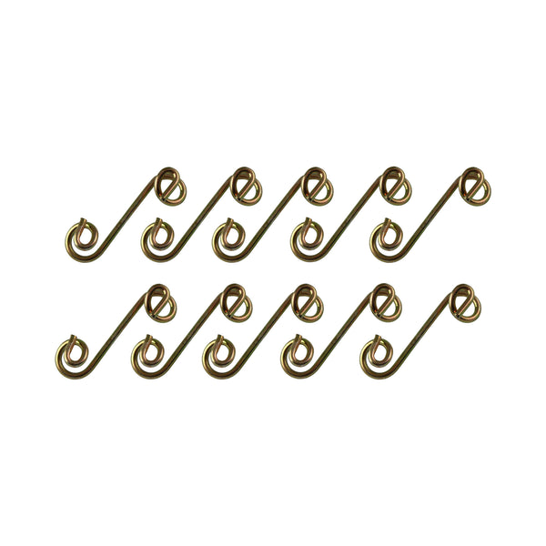 C73-525-10_A Dzus Fastener Springs, Pack of 10 Standard: Rivet spacing is 1-3 8 in. Center to Center