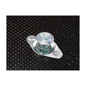 C73-598-10_2 Pro-werks Steel Self-Eject Dzus Buttons, Pack of 10 Flat .400 Inch