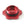 C73-756-H2_6 Easy Turn Fill Cap with Aluminum Remote Mount Bung 2 Inch without Lanyard Boss Remote Mount: 2 Inch Hose Red