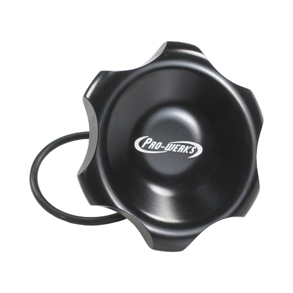 C73-760_1 Easy Turn Fill Cap with O-Ring 2 Inch without Lanyard Boss Black