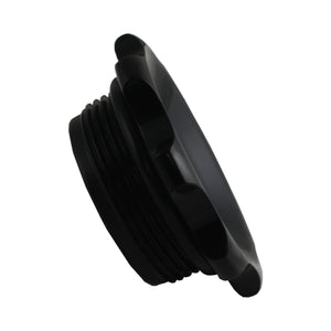 C73-780-LB_3 Pro-werks Easy Turn Filler Cap with O-Ring 2-3 4 Inch with Lanyard Boss Black