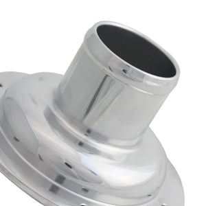 C73-792_2 Pro-werks Remote Mount Aluminum Filler Cap Bung Remote Mount: 2 Inch Hose 2 Inch Silver