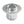 C73-794_3 Aluminum Remote Mount Fill Cap Bung Remote Mount: 2 Inch Hose 2-3 4 Inch Silver