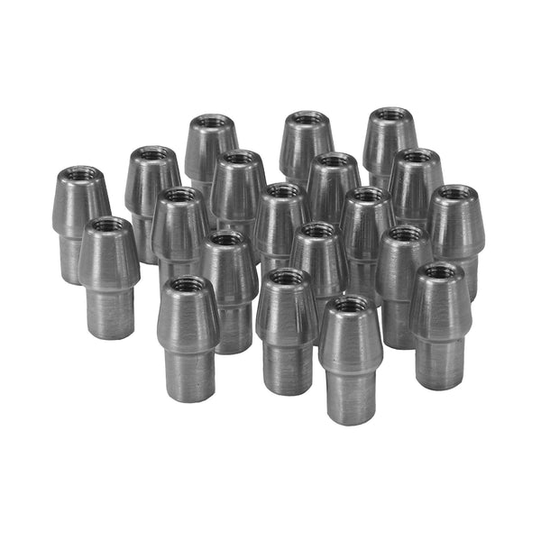 C73-812-20_1 1/2” OD X .058” Tube Size, Chromoly Steel 4130N Round Tube Adapter 1 4-28 Right Hand Bag of 20