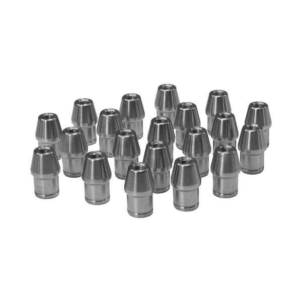 C73-841-20_1 3/4” OD X .065” Tube Size, Chromoly Steel 4130N Round Tube Adapter 5 16-24 Left Hand Bag of 20