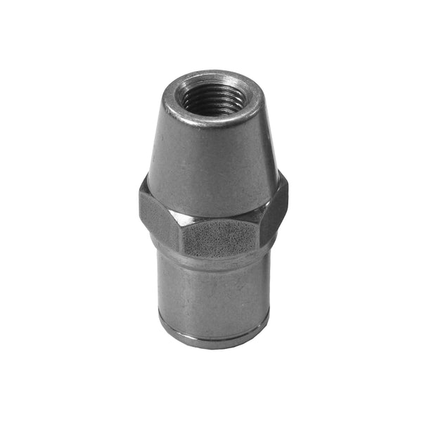 C73-889-H-2_1 1” OD X .058” Tube Size, Chromoly Steel 4130N Round Tube Adapter 1 2-20 Left Hand With Hex Each