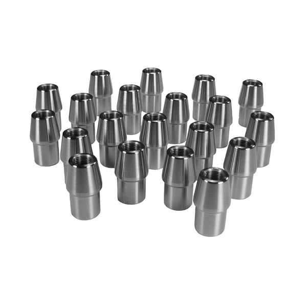 C73-904-20_1 1” OD X .083” Tube Size, Chromoly Steel 4130N Round Tube Adapter 1 2-20 Right Hand Bag of 20