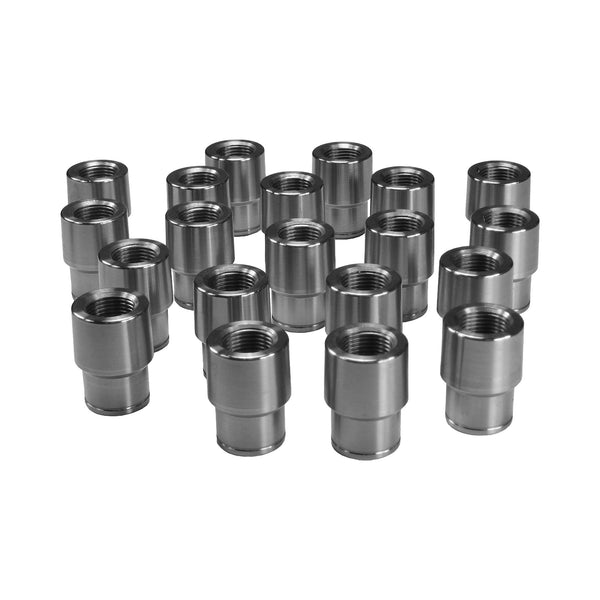 C78-101-20_1 1-3/8” OD X .120” Tube Size, Chromoly Steel 4130N Round Tube Adapter 7 8-14 Left Hand Bag of 20