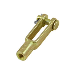 C90-080_6 Fork Clevis Cable End, 3/16 Dia. Pin x 10-32 NF Right Hand Threads on Cable Attachment